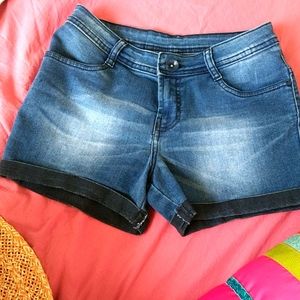 Blue wash denim Jeans shorts